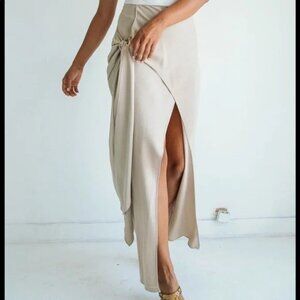 The Line By K Wrap Skirt, Celia Skirt Large